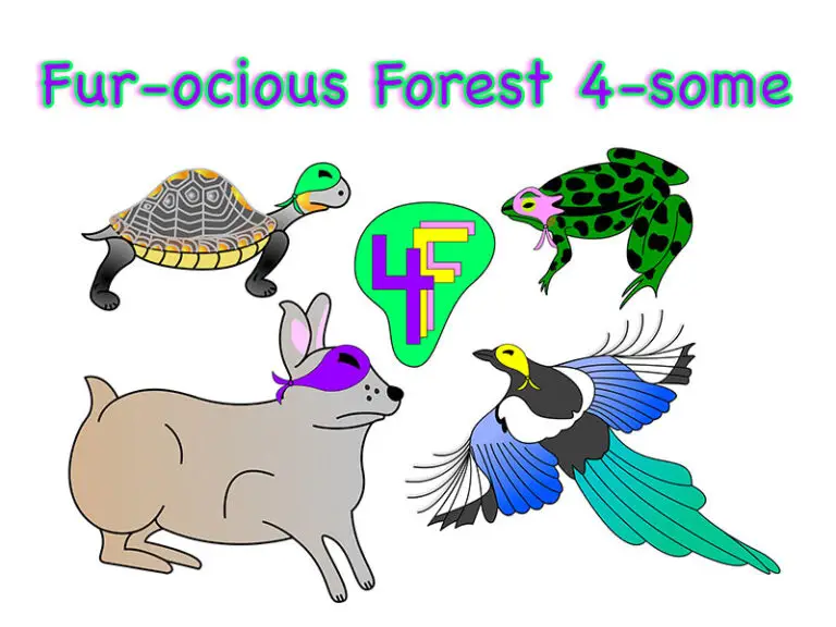 fur-ocious forest animal drawings